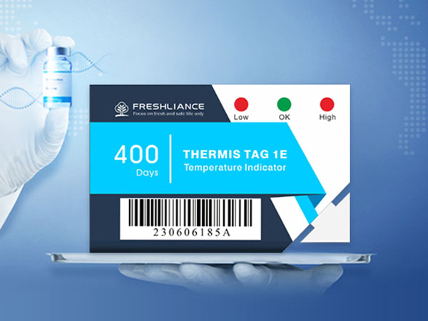 Thermis Tag 1E 一次性温度指示器（400天）