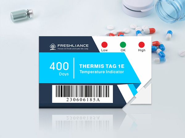 Thermis Tag 1E 一次性温度指示器（400天）