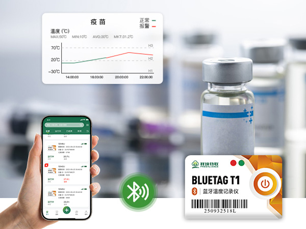 BlueTag T1 一次性蓝牙温度数据记录仪