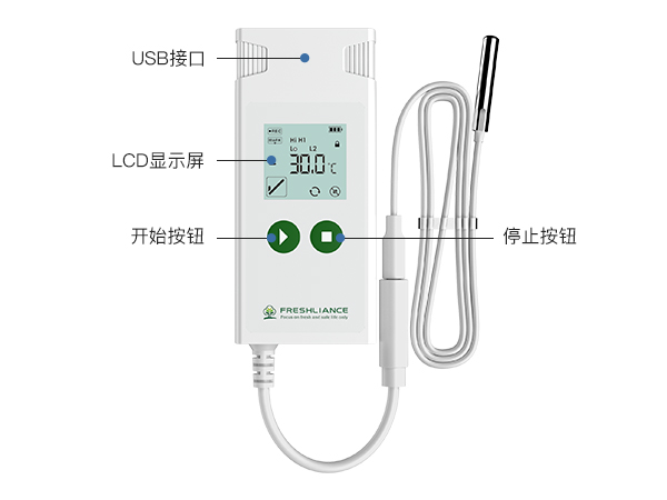 Atlas Log-30 多次性USB温度记录仪（外置探头）